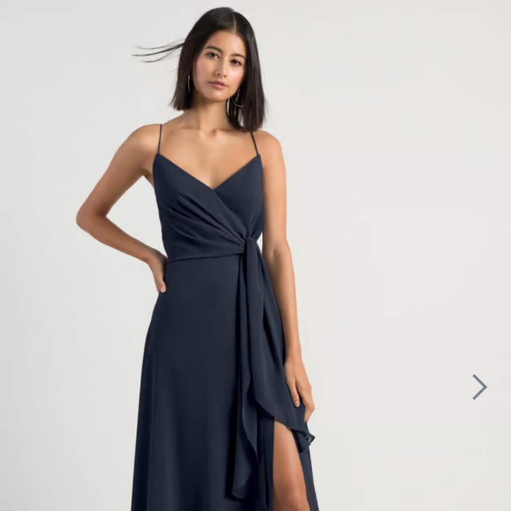 Navy Bridesmaid/Wedding Guest Dress from Jenny Yoo (Size 6)